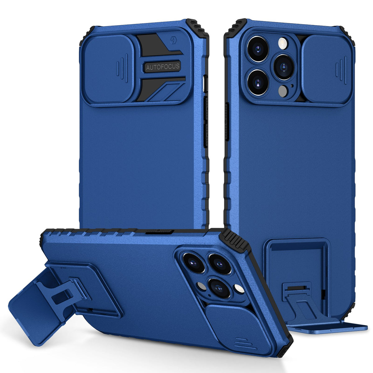 For Samsung Galaxy S25+ /S25 Plus /S24+ Plus Hybrid Hard PC & TPU Rubber Shockproof with Kickstand & Covered Camera Protection Case Cover