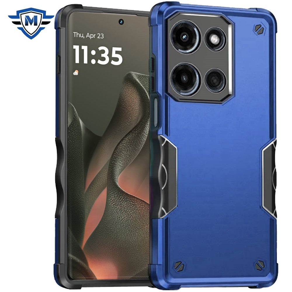 For Motorola Edge 2025 Premium Slim Fit Back Hybrid Lightweight Shockproof 2-in-1 Hybrid Hard PC Bumper Frame Armor Case Cover