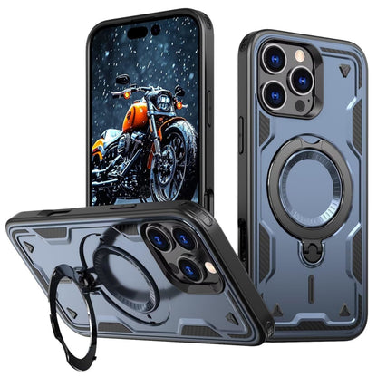 For Apple iPhone 17 Pro Ring Holder Military-Grade Shockproof, Magnetic Kickstand, Large Twisting Compatible with MagSafe Case Cover