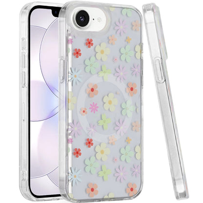 Phone Case for Apple iPhone 17E /16E Stylish Design Shockproof Magnetic TPU IMD Print Rugged Grip Drop Protection Slim Fit Fashion Cover
