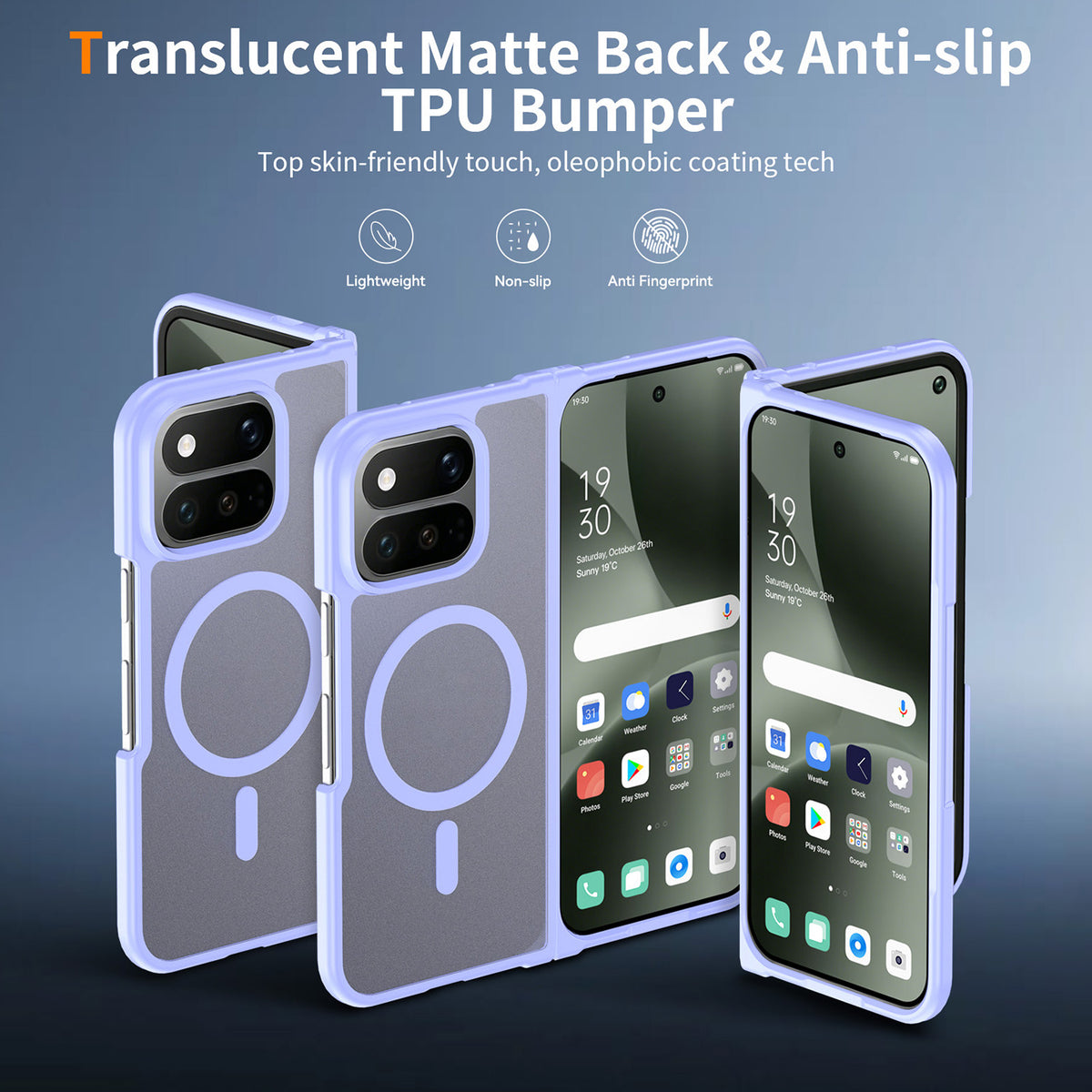 Phone Case for Google Pixel 11 Pro Fold Magnetic Matte Hybrid Shockproof Smooth Grip Durable Camera Protection Anti-Slip Soft Touch TPU Armor Cover