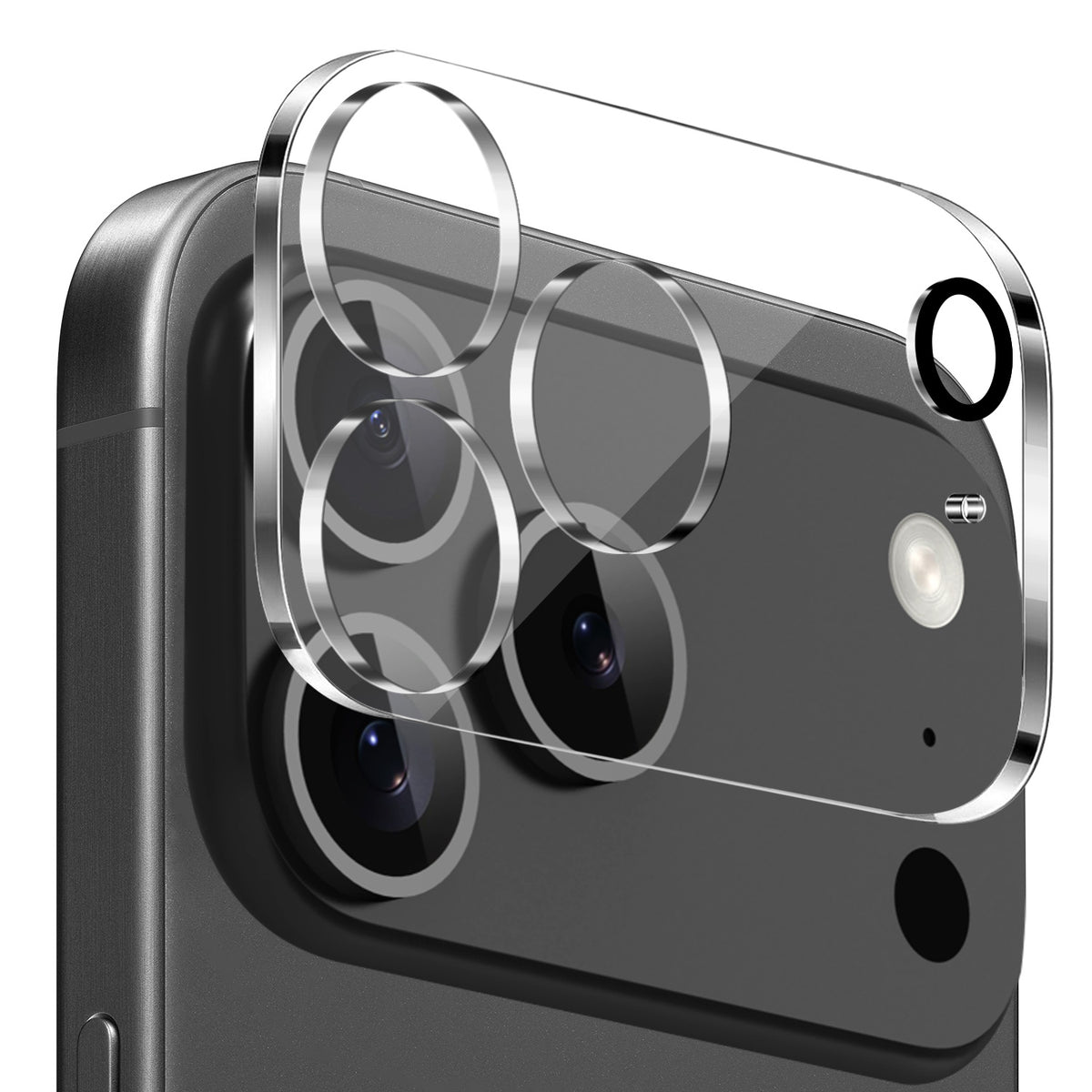 Camera Lens Protector for Apple iPhone 18 Pro Camera Clear Tempered Glass 2.5D Scratch Resistant HD Transparent Anti Fingerprint Protective Lens Guard Clear