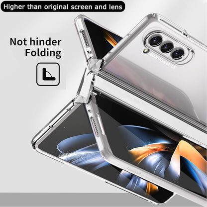 For Samsung Galaxy Z Fold 7 Premium Transparent Hard PC Back Slim Fit Thin Case Hybrid Protective Shockproof, Lightweight Case Cover Clear