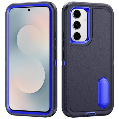 Phone Case for Samsung Galaxy S26 3in1 Tough Rugged Kickstand Shockproof Armor Grip Heavy Duty Drop Resistant Protective Hybrid Cover Purple