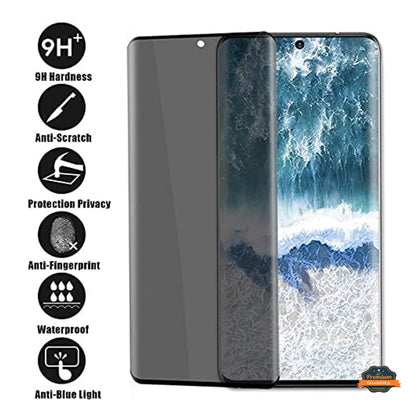Standard for Samsung Galaxy S22 Ultra Samsung Galaxy S22 Ultra Privacy Screen Protector Tempered Glass Anti-Spy Anti-Peek 9H Hardness Cover Black