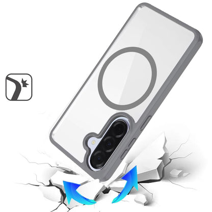Phone Case for Samsung Galaxy A57 Transparent Magnetic HQ Shockproof Hybrid 2.0mm Thick AntiSlip Grip Drop Protection Rugged Clear Durable Impact Cover