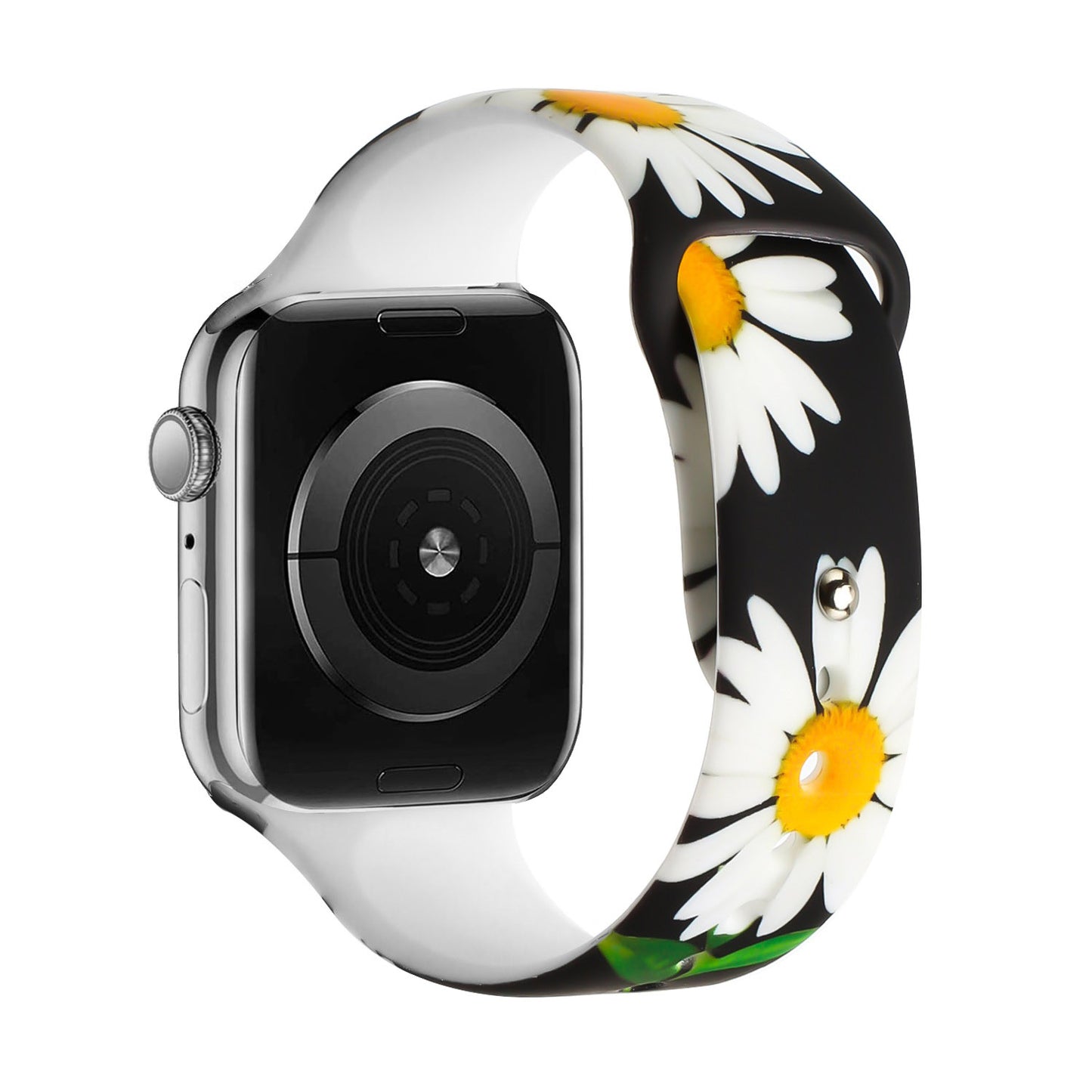 Watch Band for Apple Watch 38/40/41mm, Series 1-8 & SE Premium Silicone Fashion Printed Design Adjustable Sport Strap Flexible Soft Comfortable Secure Fit