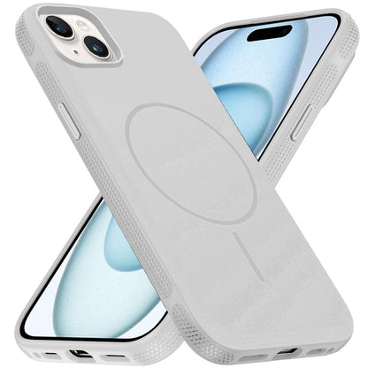 For iPhone 15 (6.1") Super Magnetic Premium Edged Core Matte Thick Hybrid Drop Protection Shockproof Design Case Cover Cosmic Orange