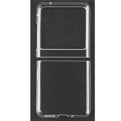 For Samsung Galaxy Z Flip 7 Premium Transparent Hard PC Back Slim Fit Thin Case Hybrid Protective Shockproof, Lightweight Case Cover Clear