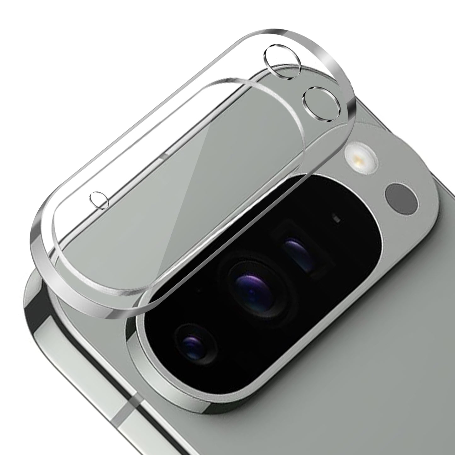 Camera Lens Protector for Google Pixel 11 Pro XL Camera Clear Tempered Glass 2.5D Scratch Resistant HD Transparent Anti Fingerprint Protective Lens Guard Clear