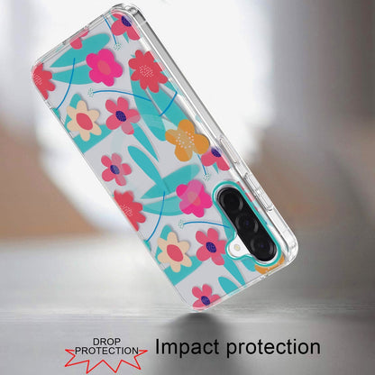 Phone Case for Galaxy A17 5G Stylish Design Shockproof Magnetic Magsafe Compatible TPU IMD Print Rugged Grip Drop Protection Slim Fashion Cover
