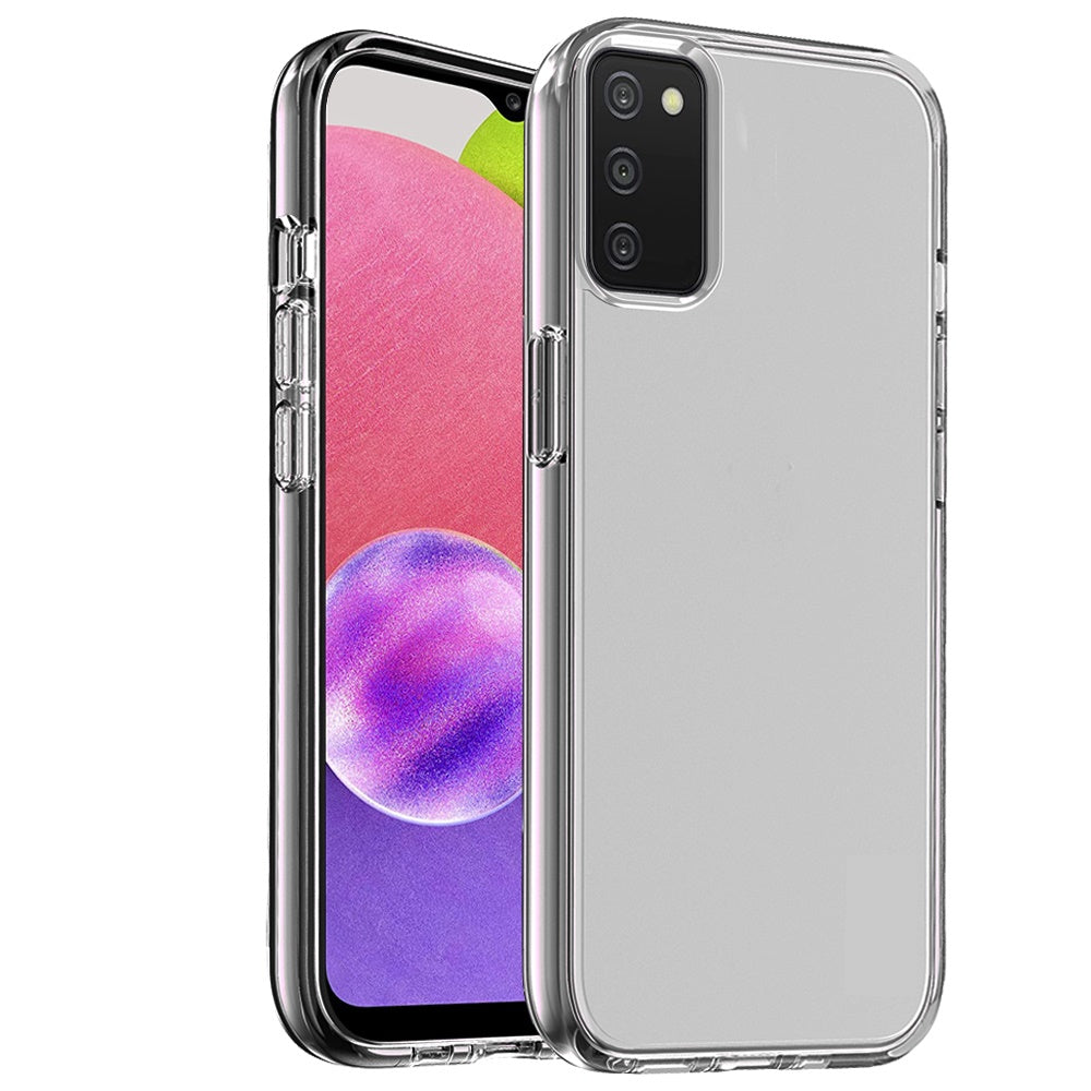 Transparent Shock Absorption PC + TPU Rubber Gel Thick 3mm Hybrid Silicone Slim Fit Back