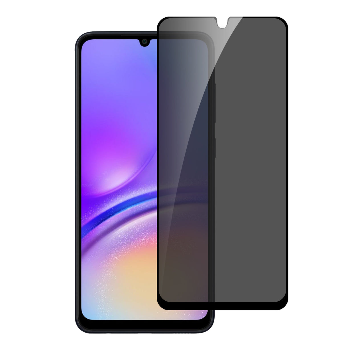 For Privacy Screen Protector, Anti Spy Anti Peeping Tempered Glass Full Protective Film, 9H, Anti Scratch, Easy Install Black Tablet Case Cover