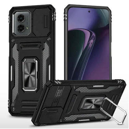For Samsung Galaxy S22 Hybrid Case with Rotation Ring Stand Shockproof & Camera Window TPU Armor Dropproof Case Cover