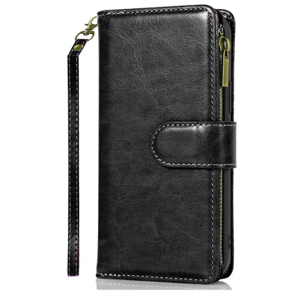 Phone Case for Google Pixel 11 Pro XL Luxury Leather Wallet Card Holder Zipper Pocket Money Storage Protective Grip Design with Strap Cover