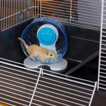 Prevue Quiet Wheel Exercise Wheel for Small Pets [Small Pet Supplies] Small - 1 count