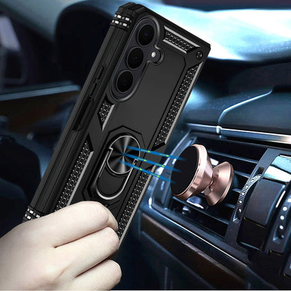 Phone Case for Samsung Galaxy Z Fold 8 Ultra Rotatable Ring Stand Shockproof Hybrid Armor Anti Slip Heavy Duty Fit Magnetic Car Mount Durable Grip Cover
