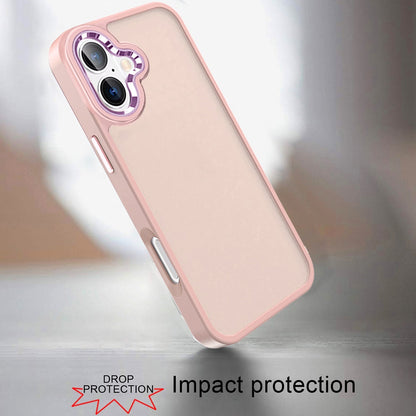 For Apple iPhone 17 (6.3") Slim Fit Thin Hybrid,Frosted Matte Polished Acrylic Hard PC with TPU Rubber Frame Case Cover