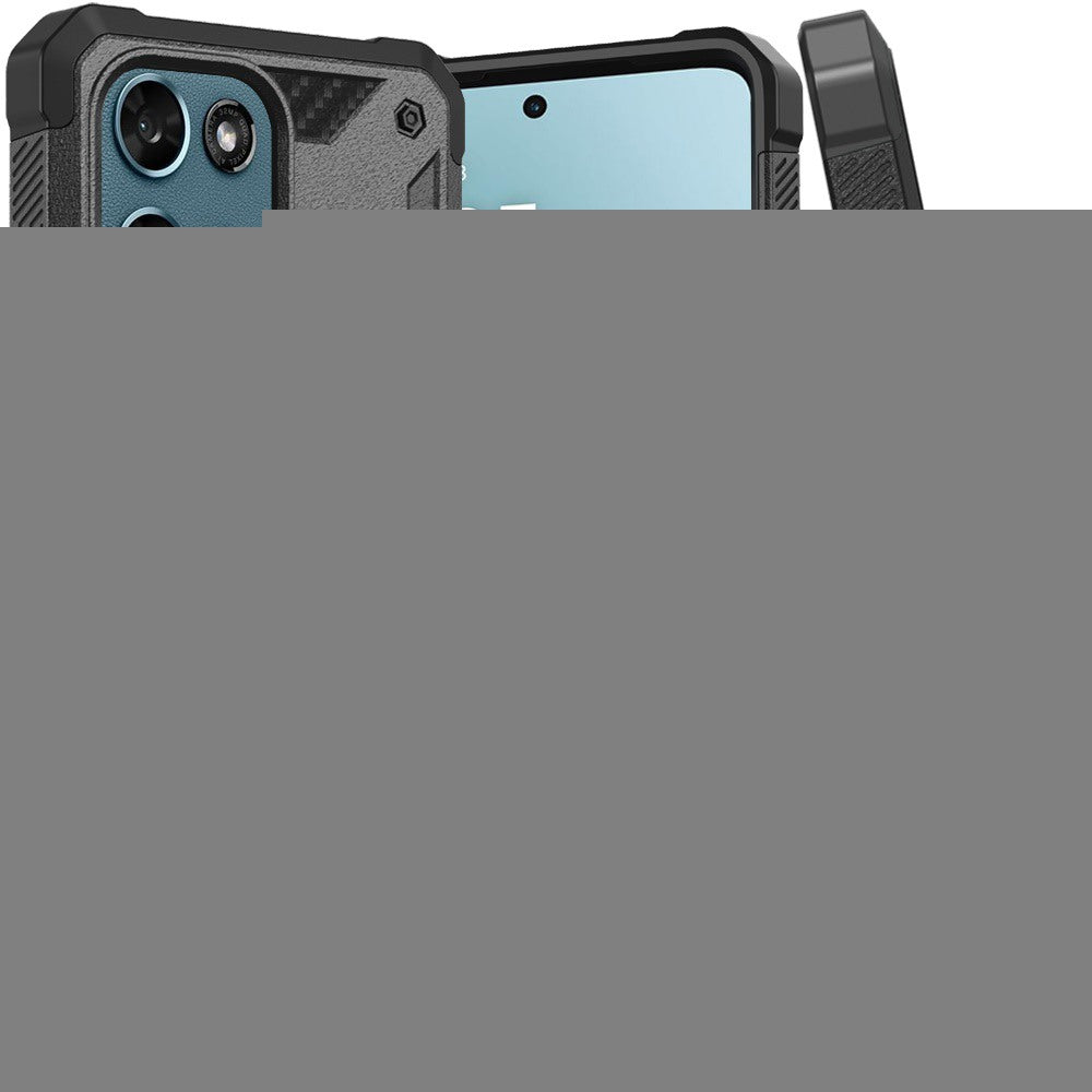 For Motorola Moto G 5G 2026/2025 Tough Lined Design Hybrid Shockproof Protective Rugged TPU Hard PC with Durable Grip Case Cover