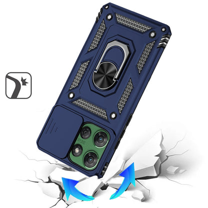 For Motorola Moto G Stylus 5G 2025 Hybrid Ring Shockproof with 360° Rotate Ring Kickstand, Camera Lens Protection, Soft Edge Bumper Case Cover