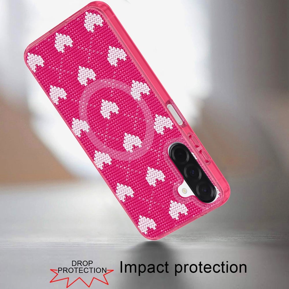 Phone Case for Galaxy A17 5G Stylish Design Shockproof Magnetic Magsafe Compatible TPU IMD Print Rugged Grip Drop Protection Slim Fashion Cover