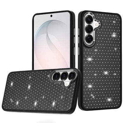 Phone Case for Samsung Galaxy S26 FE /Fan Edition Luxury Diamond Bling Sparkle Chrome Metallic Edge Shockproof Durable Protective Stylish Premium Hybrid Design Cover
