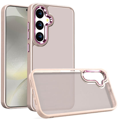 For Apple iPhone 17E /16E Slim Fit Thin Hybrid,Frosted Matte Polished Acrylic Hard PC with TPU Rubber Frame Case Cover