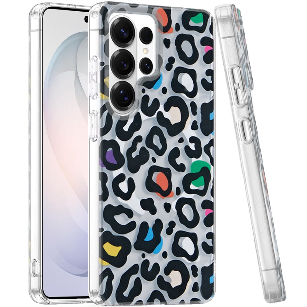 Phone Case for Samsung Galaxy S26 Ultra Shockproof Dual Layer TPU IMD Print Rugged Anti-Slip Grip Drop Protection Scratch Resistant Slim Fit Glossy Floral Heart Aesthetic Cover