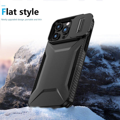For Apple iPhone 17E /16E Slim Fit Shockproof Hybrid with Slide Camera Window Covering, Rugged Tpu Silicone Hard PC Bumper Case Cover