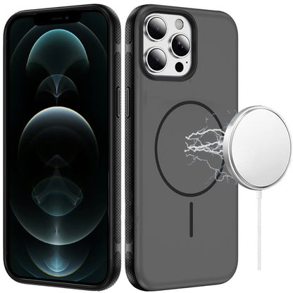 Phone Case for Apple iPhone 12 Pro Max Super Magnetic Matte Hybrid Shockproof Thick Protective Durable Grip Anti Scratch Premium Edge Slim Fit Cover