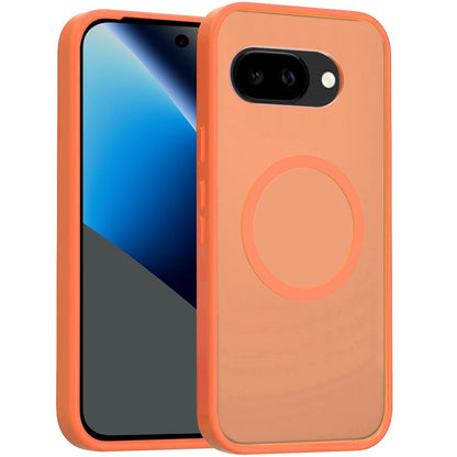 For Google Pixel 10a MagSafe Compatible Case Hybrid Soft TPU Bumper Hard Translucent Matte Back Slim Shockproof Case Cover