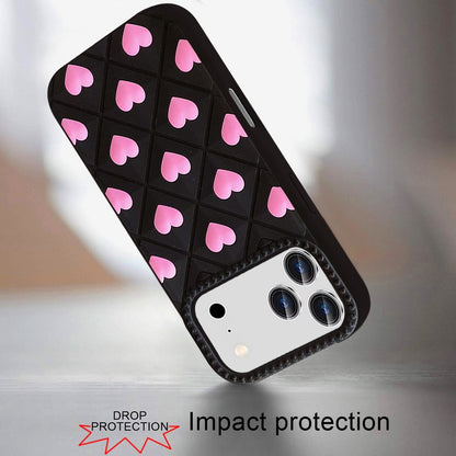 Fashionable Silicone Textured Decorative Design Pattern Protective Rubber TPU Hybrid Protection