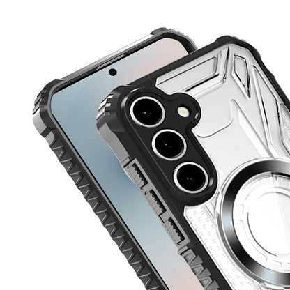 For Samsung Galaxy S26+ / S26 Plus MagSafe Compatible Pattern Clear Transparent Rugged Hybrid Magnetic TPU Shockproof Armor Case Cover