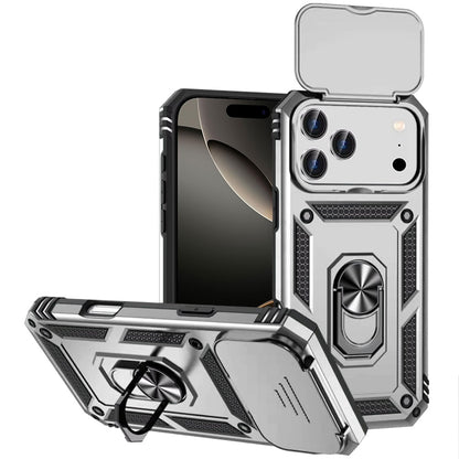 For Apple iPhone 17 Pro Max (6.9") Hybrid Ring Shockproof with 360° Rotate Ring Kickstand, Camera Lens Protection, Soft Edge Bumper Case Cover
