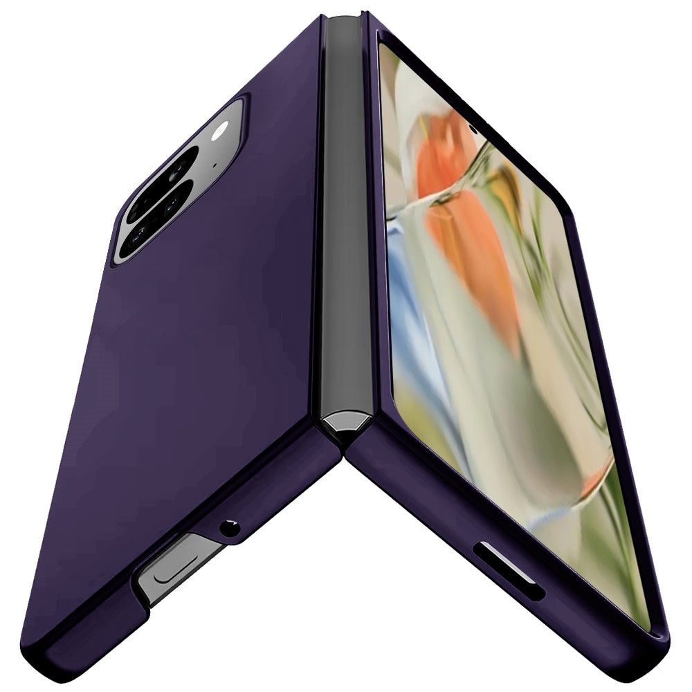 For Google Pixel 10 Pro Fold Snap-On Flip Premium Matte Finish Slim Lightweight Protective PC + Rubber TPU Hard Shell Case Cover