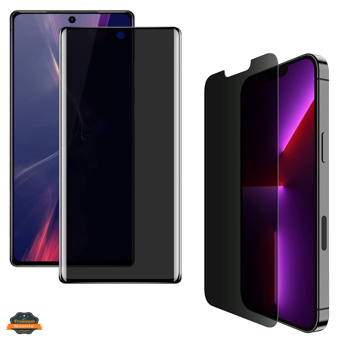 Screen Protector for Samsung Galaxy A17 5G Privacy Tempered Glass Screen Protector Anti-Spy Anti-Peek 9H Scratch Resistant Black