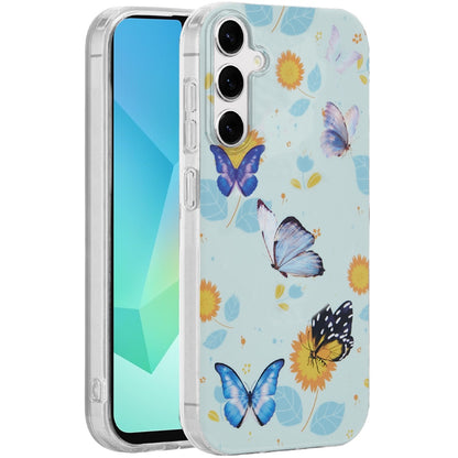 For Samsung Galaxy S21 Fashion Layer Design Slim IMD TPU Protective, Shockproof Hybrid Stylish Durable Hard PC Case Cover