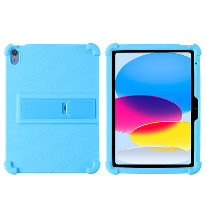 Tablet Case for iPad (A16) 11th /10th Gen 2025/2022 (10.9") Thick Shockproof Silicone Heavy Duty Rugged Hybrid Full Body Drop Protection Detachable Stand Cover