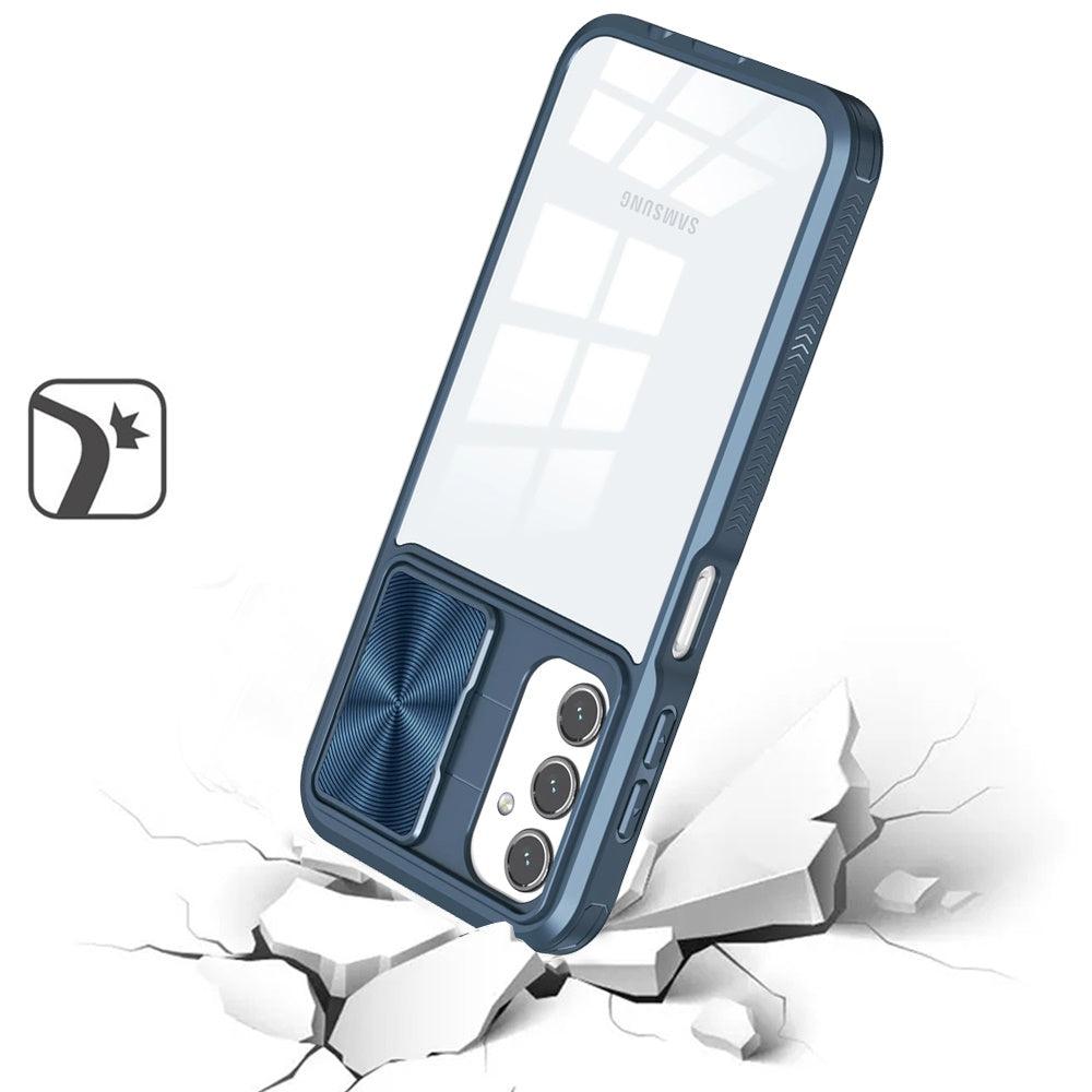Standard for Motorola Moto G Stylus 5G 2024 Motorola Moto G Stylus 5G 2024 Hybrid Cases with Sliding Camera Cover Transparent Back Slim Shockproof Bumper TPU Protective Cover