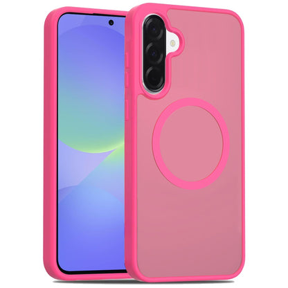 For Samsung Galaxy A37 MagSafe Compatible Case Hybrid Soft TPU Bumper Hard Translucent Matte Back Slim Shockproof Case Cover