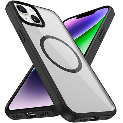 For Samsung Galaxy S26+ / S26 Plus Magnetic Circle HQ Transparent Clear TPU Thick 2.0mm Frame Hybrid Shockproof Protector Case Cover
