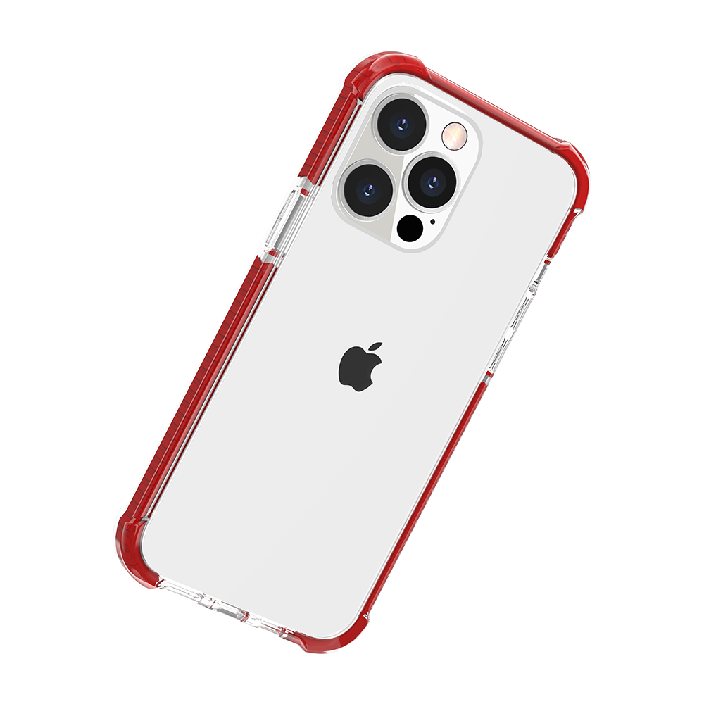 Phone Case for Apple iPhone 18 Pro Transparent Acrylic Shockproof Rugged Hybrid Heavy Duty Color Frame Raised Bezel Clear Durable Grip Cover