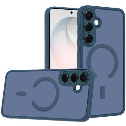 Phone Case for Samsung Galaxy S26 FE /Fan Edition Matte Frosted Magnetic Back Hybrid Hard PC Soft TPU Camera Protection Slim Shock Absorbing Anti Fingerprint Cover