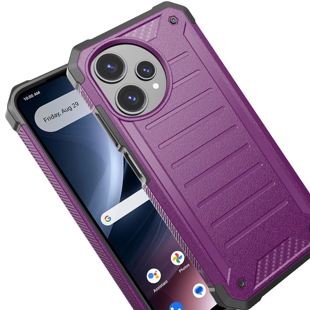 For Icon Plus 2026 Tough Lined Design Hybrid Shockproof Protective Rugged TPU Hard PC with Durable Grip Case Cover