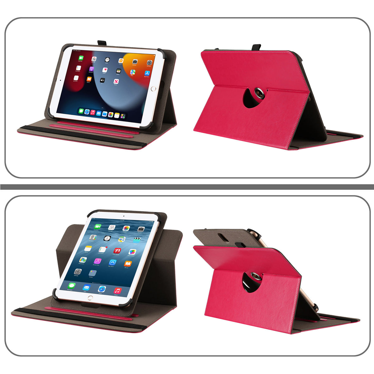 Tablet Case for BLU Tab one 5G Universal PU Leather Folio Magnetic Closure Multi-Angle Stand Slim Fit Full Body Precise Cutouts Cover