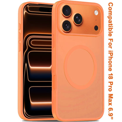 Phone Case for Apple iPhone 18 Pro Max Magnetic Matte Hybrid Shockproof Smooth Grip Durable Camera Protection Anti-Slip Soft Touch TPU Armor Cover