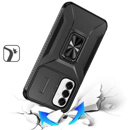 Phone Case for Samsung Galaxy S26 FE /Fan Edition Magnetic Ring Stand Camera Protection Shockproof Heavy Duty Kickstand Rugged Grip Anti Scratch Hybrid Cover