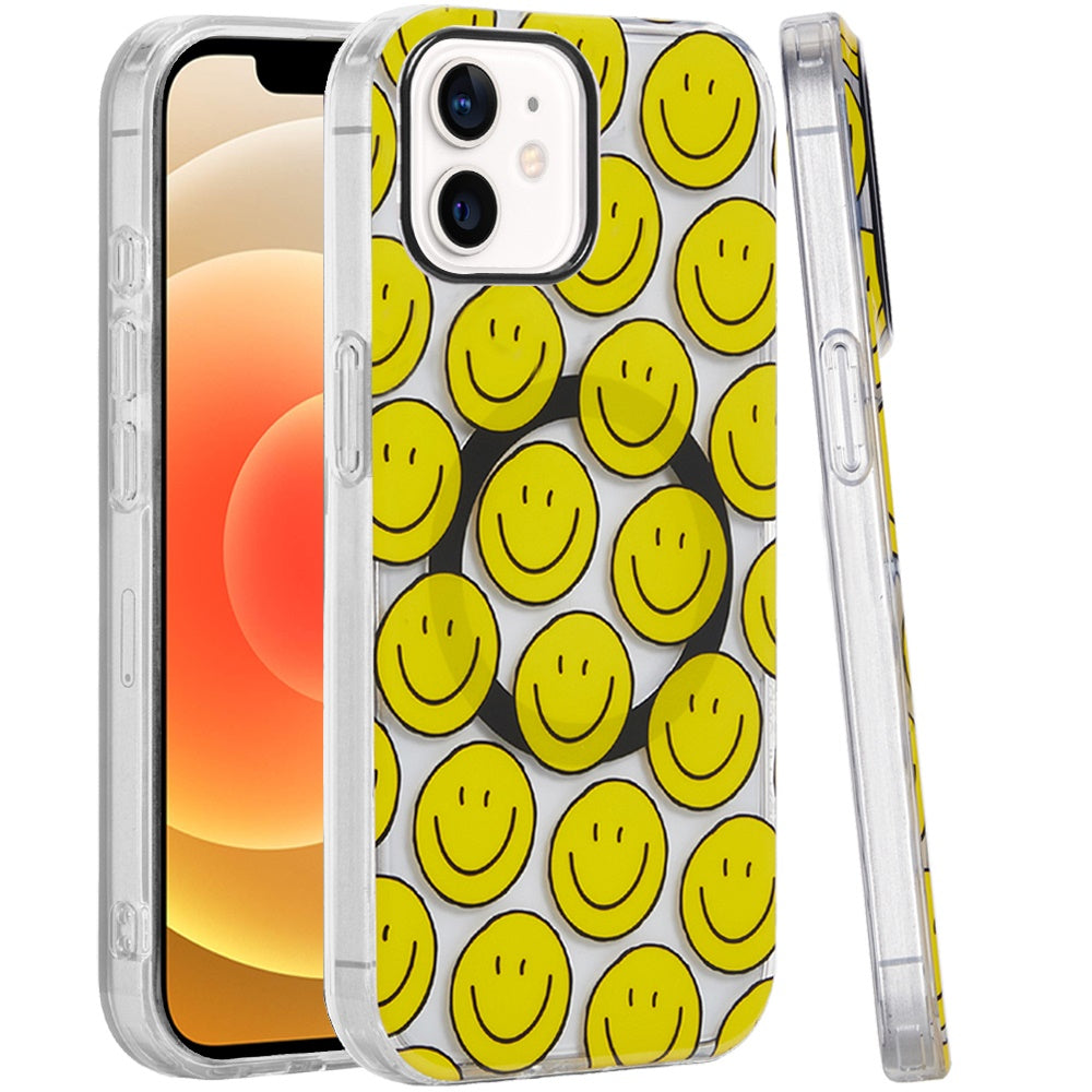 For Apple iPhone 12 /12 Pro Durable Fashion IMD Printed Design TPU Slim Shockproof Protective Case with Stylish Pattern Case Cover