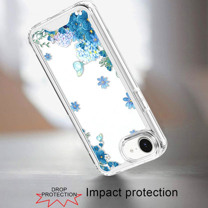 For Apple iPhone 17E /16E Beautiful TPU Design, Slim Shockproof Soft Cover for Women and Girls, Stylish Protective Case Cover