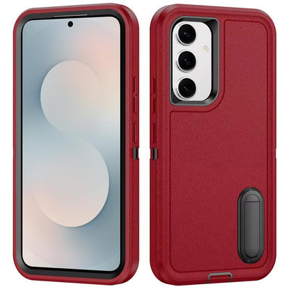 For Samsung Galaxy S26 Hybrid 3 Layers Hard 3in1 Shockproof with Kickstand Heavy Duty Hard TPU Rubber Anti-Drop Case Cover
